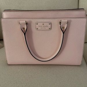 Kate Spade Blush Colored Handbag with Strap